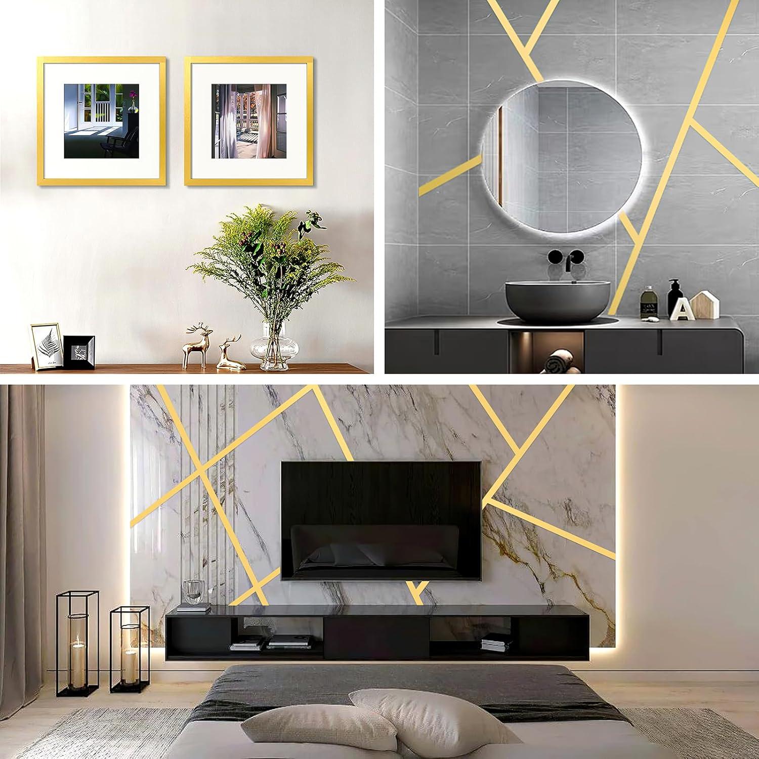 Set 2 Rollos Cinta Washi Dorada 15mm x 20m Fyguard