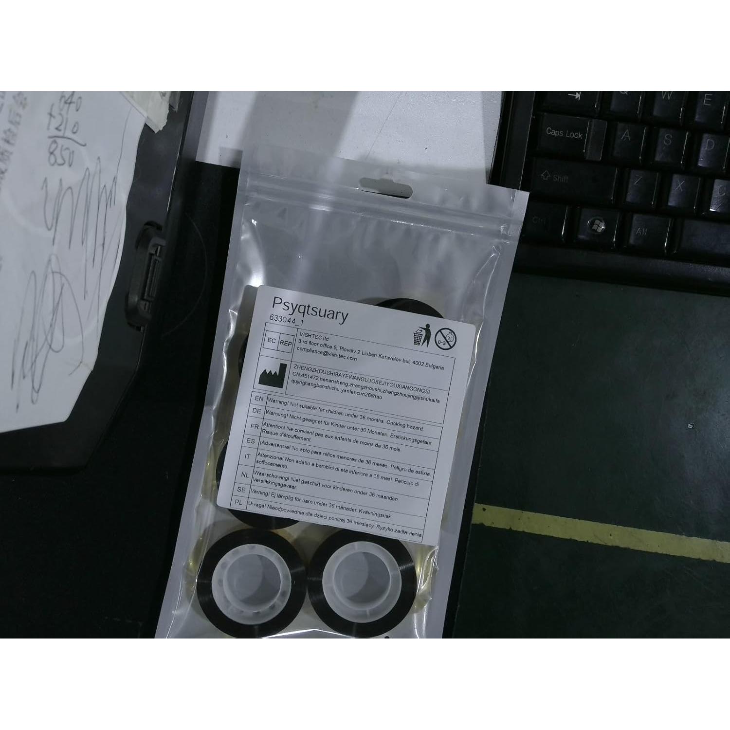 6 Rollos de Cinta Decorativa Dorada Psyqtsuary 1.2cm x 25m