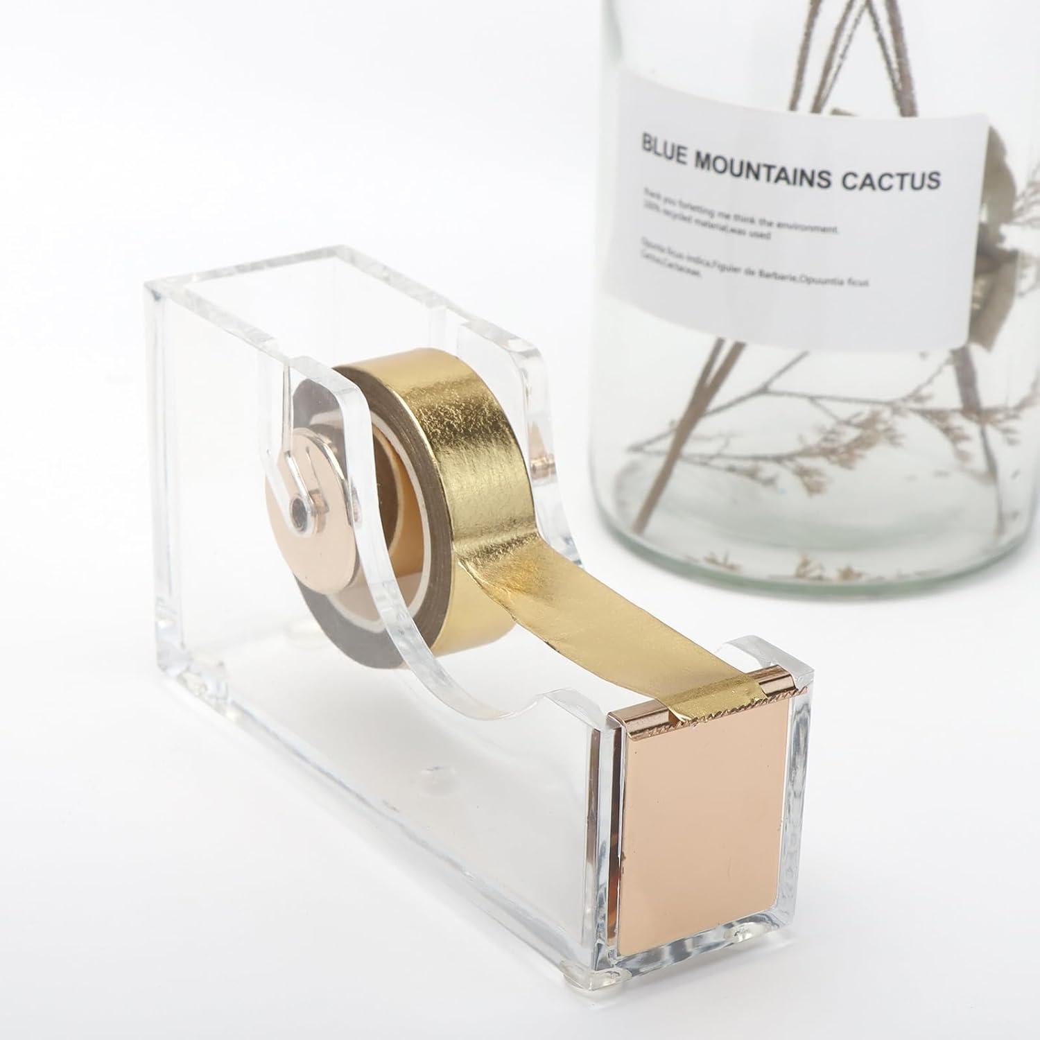 Cintas Washi Metálicas Doradas NatSumeBasics 3 Rollos 15mm x 10m