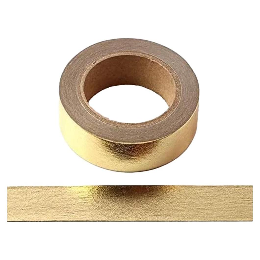 Cinta Washi Dorada Syntego 15mm x 10m para Manualidades