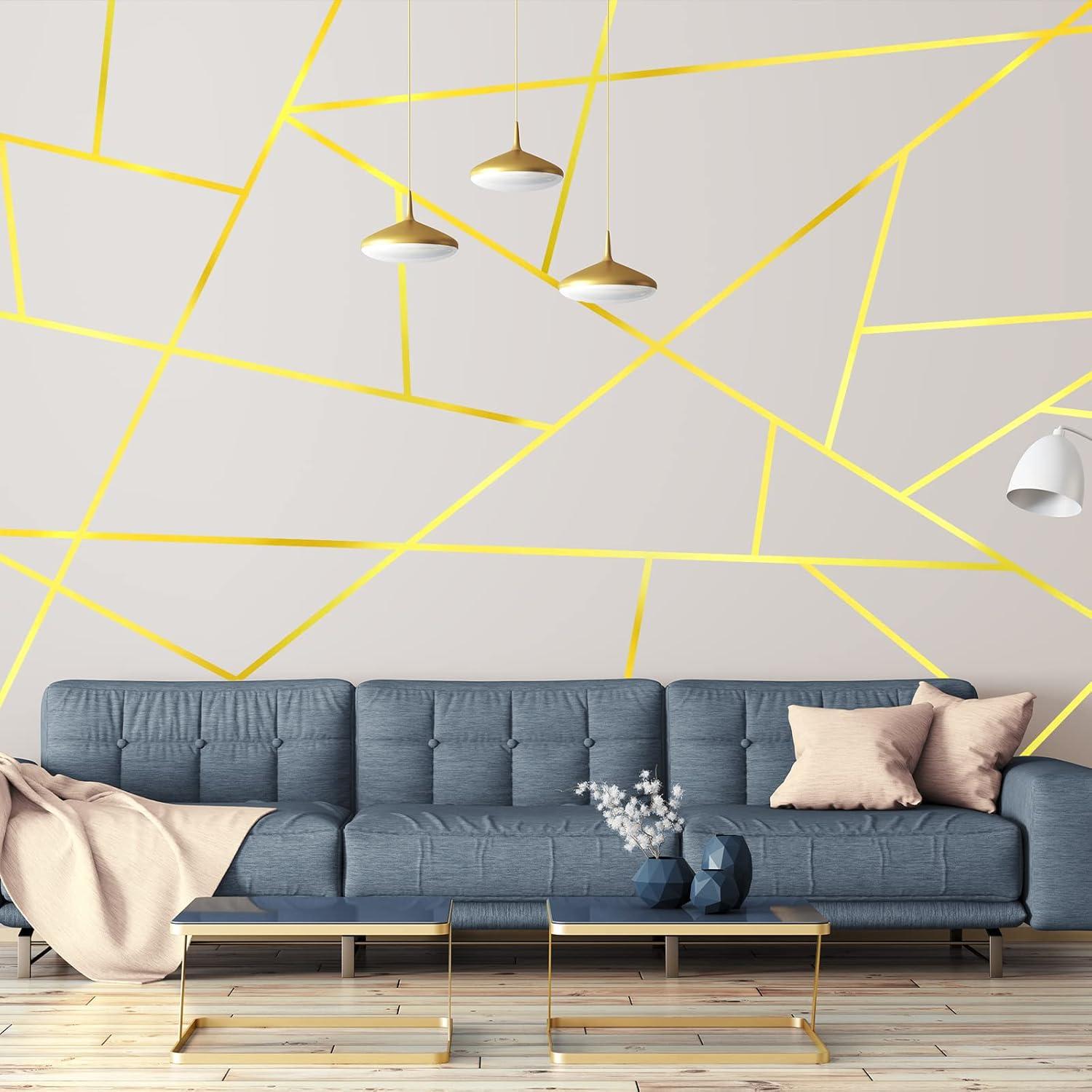 Cinta Metálica Autoadhesiva Colarr 6 Rollos Oro 20.12m