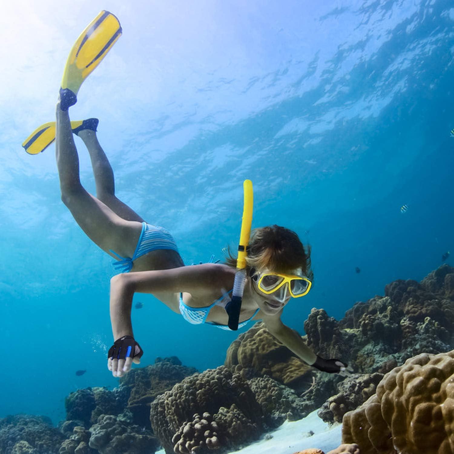 Guantes de Palma Padded FitsT4 para Deportes Acuáticos