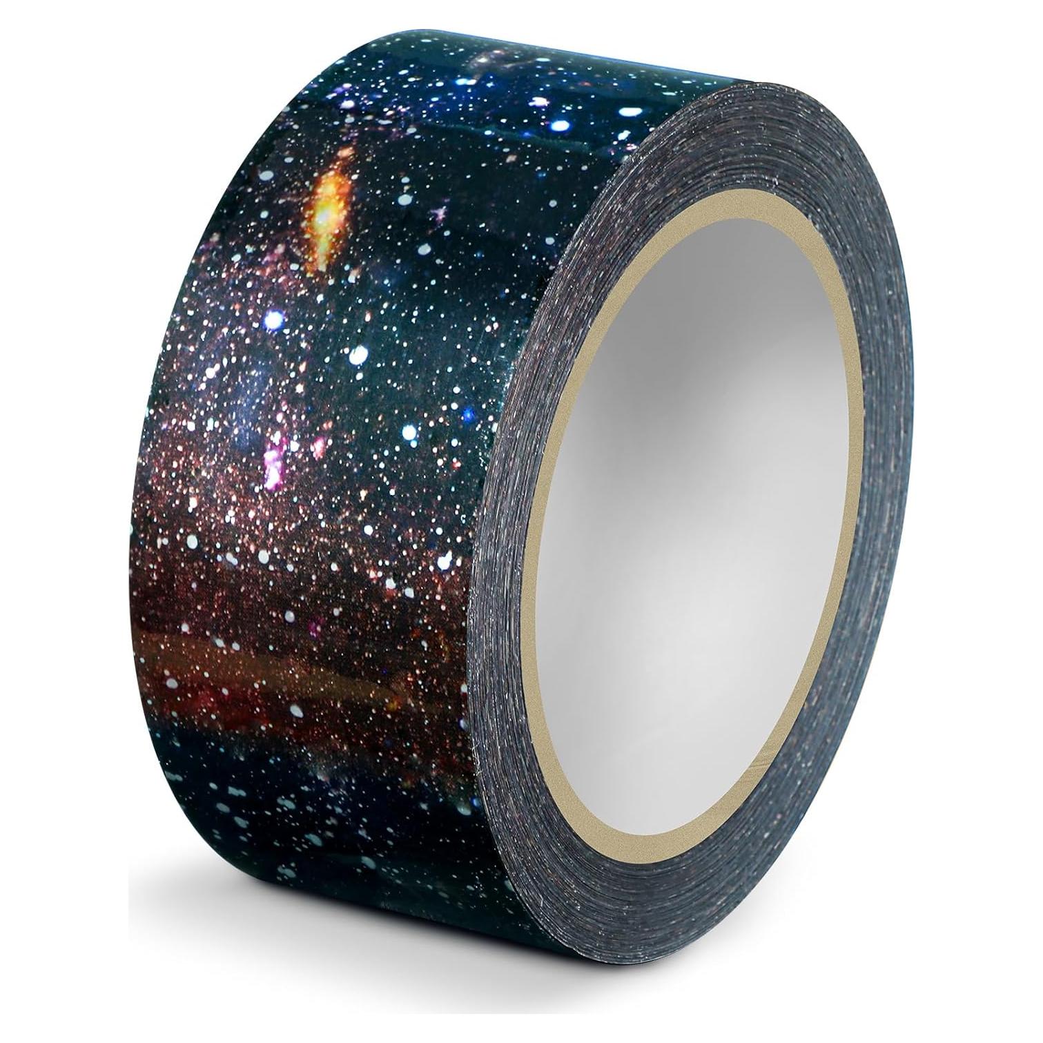 Cinta Adhesiva Harloon 4.8 cm x 91 m Galaxia para Manualidades