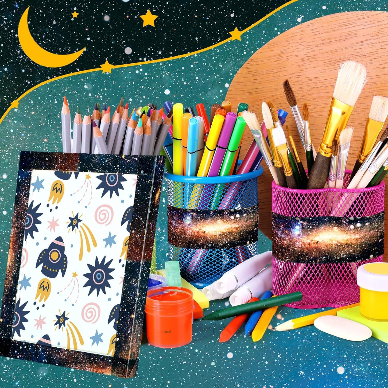 Cinta Adhesiva Harloon 4.8 cm x 91 m Galaxia para Manualidades