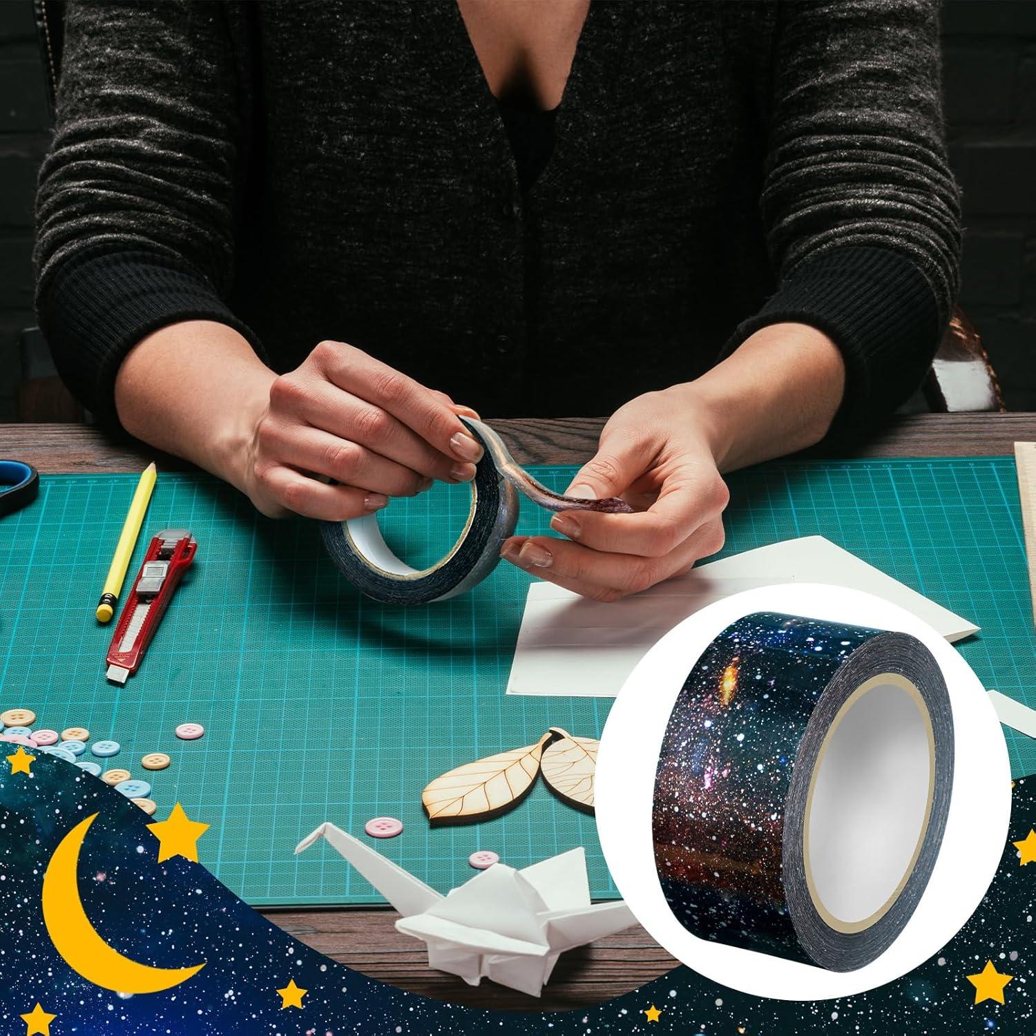 Cinta Adhesiva Harloon 4.8 cm x 91 m Galaxia para Manualidades