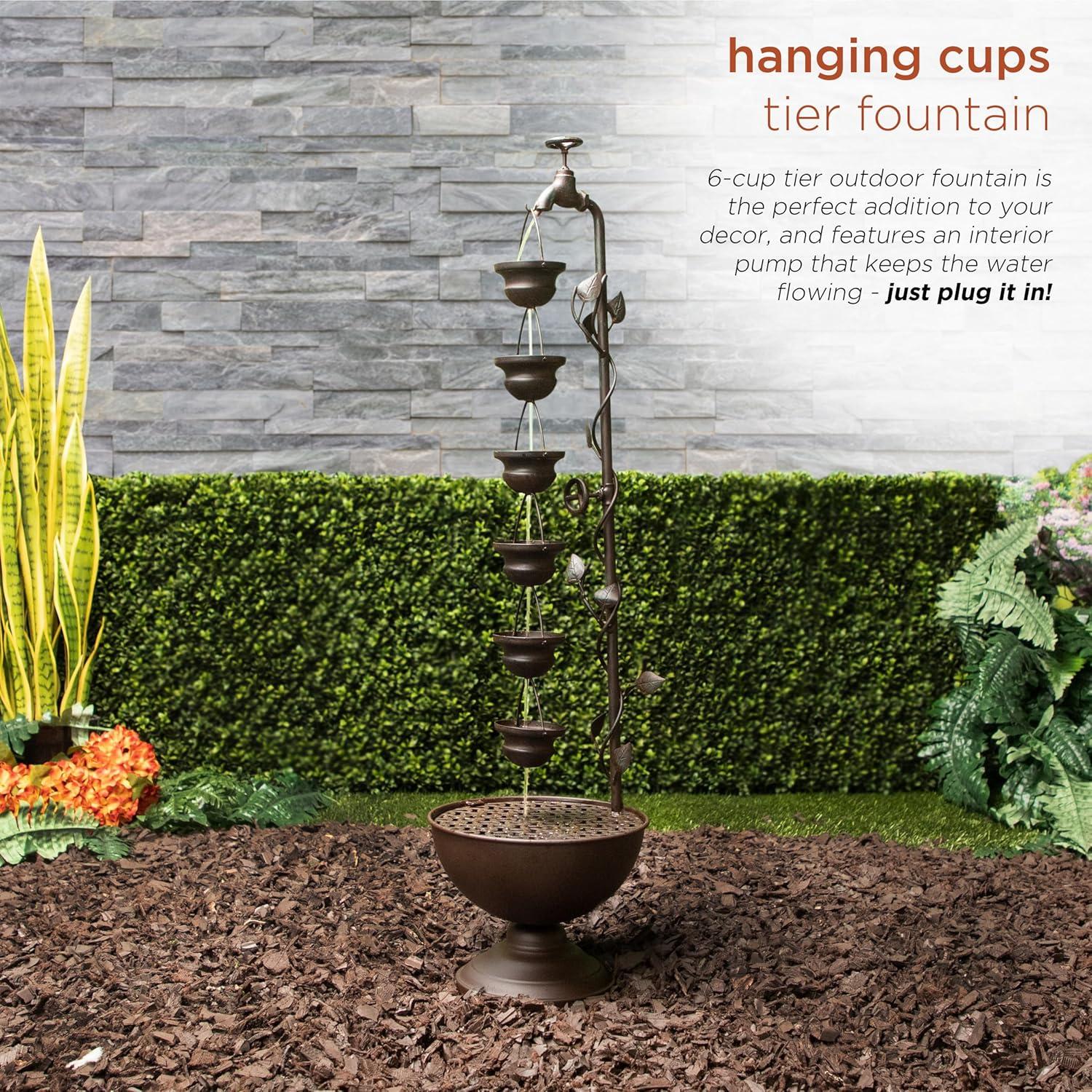 Fuente de Agua Vintage de Piso 96.5 cm Alpine MAZ254 Bronce