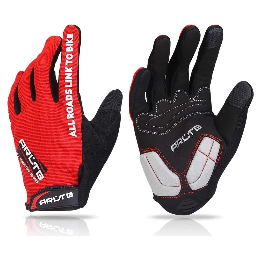 Guantes de Ciclismo Arltb Negros Talla Pequeña Transpirables