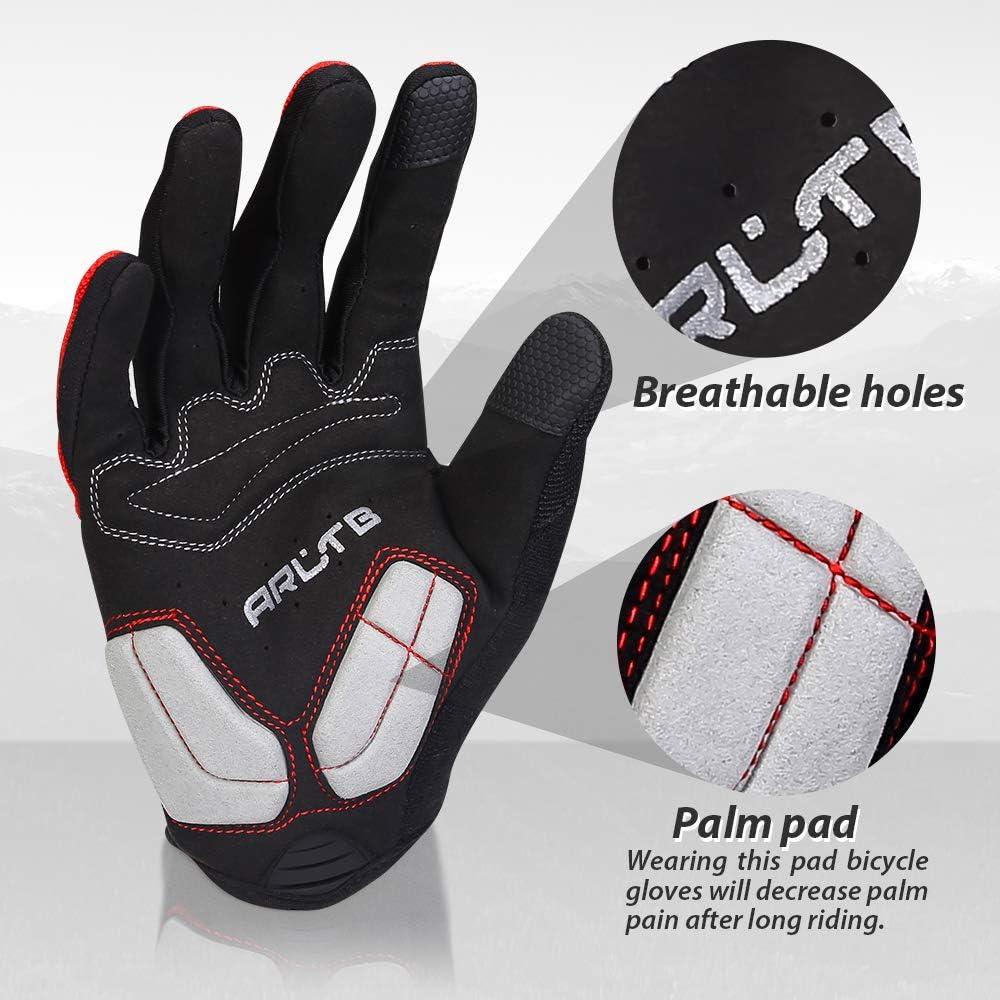 Guantes de Ciclismo Arltb Negros Talla Pequeña Transpirables