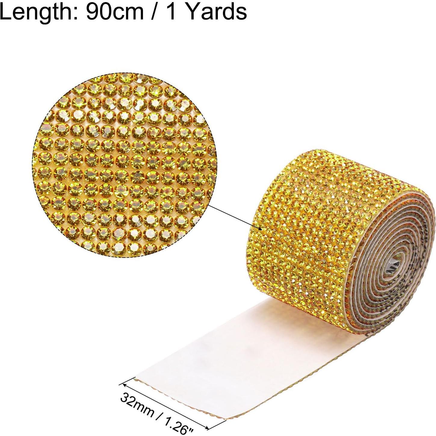 Cinta de Diamante Autoadhesiva MECCANIXITY 90cm Dorado