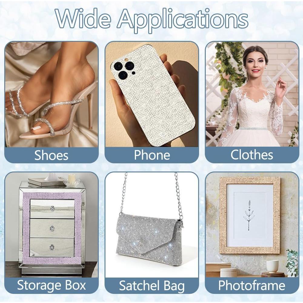 Cinta de Strass Autoadhesiva SycloPak 3 Yardas Dorada 0.8 cm