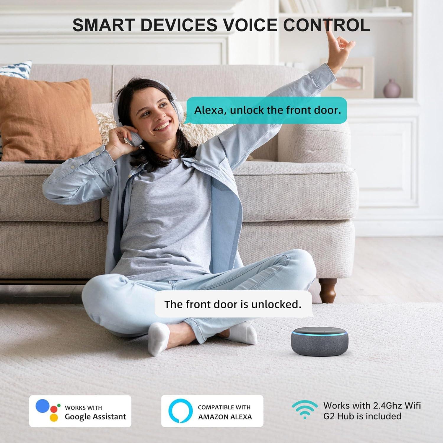 Cerradura Inteligente Hornbill M3 Wi-Fi con Huella Dactilar