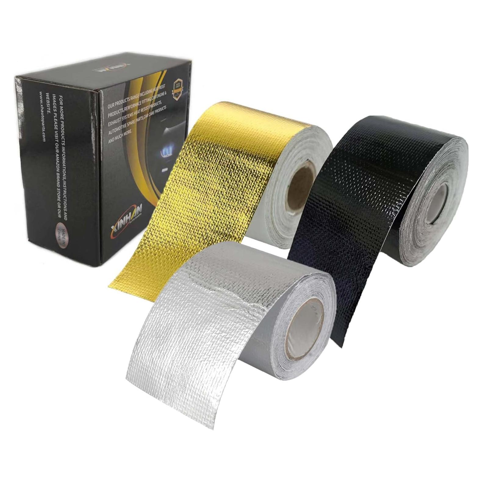 Cinta de Aislamiento Térmico Aluminio XINHAN 2in x 15m Negra