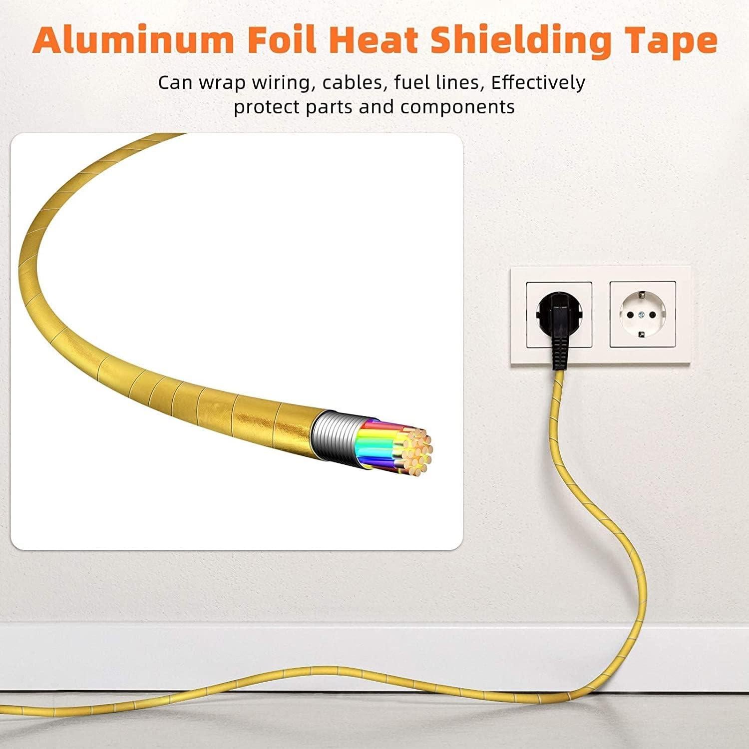 Cinta de Aislamiento Térmico Aluminio XINHAN 2in x 15m Negra