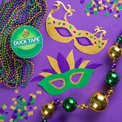 Cinta adhesiva Duck Brand Mardi Gras 3 rollos 4.78 cm x 45.72 m