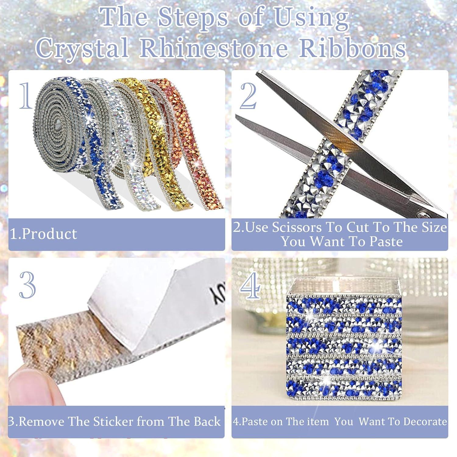 Rollos de Ribbon de Rincones Autoadhesivos FULZTEY 3mm - 4 Colores