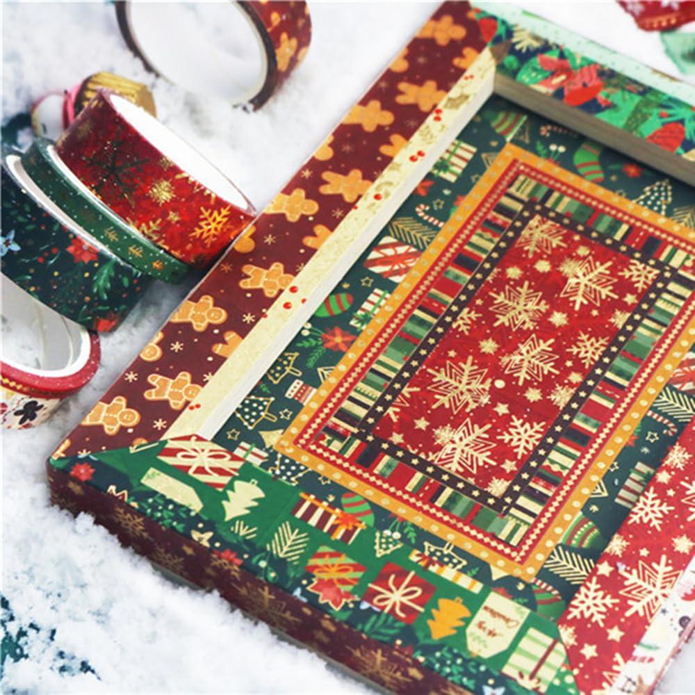 Juego de Cinta Washi de Navidad 21 Rollos Zellykool 5m