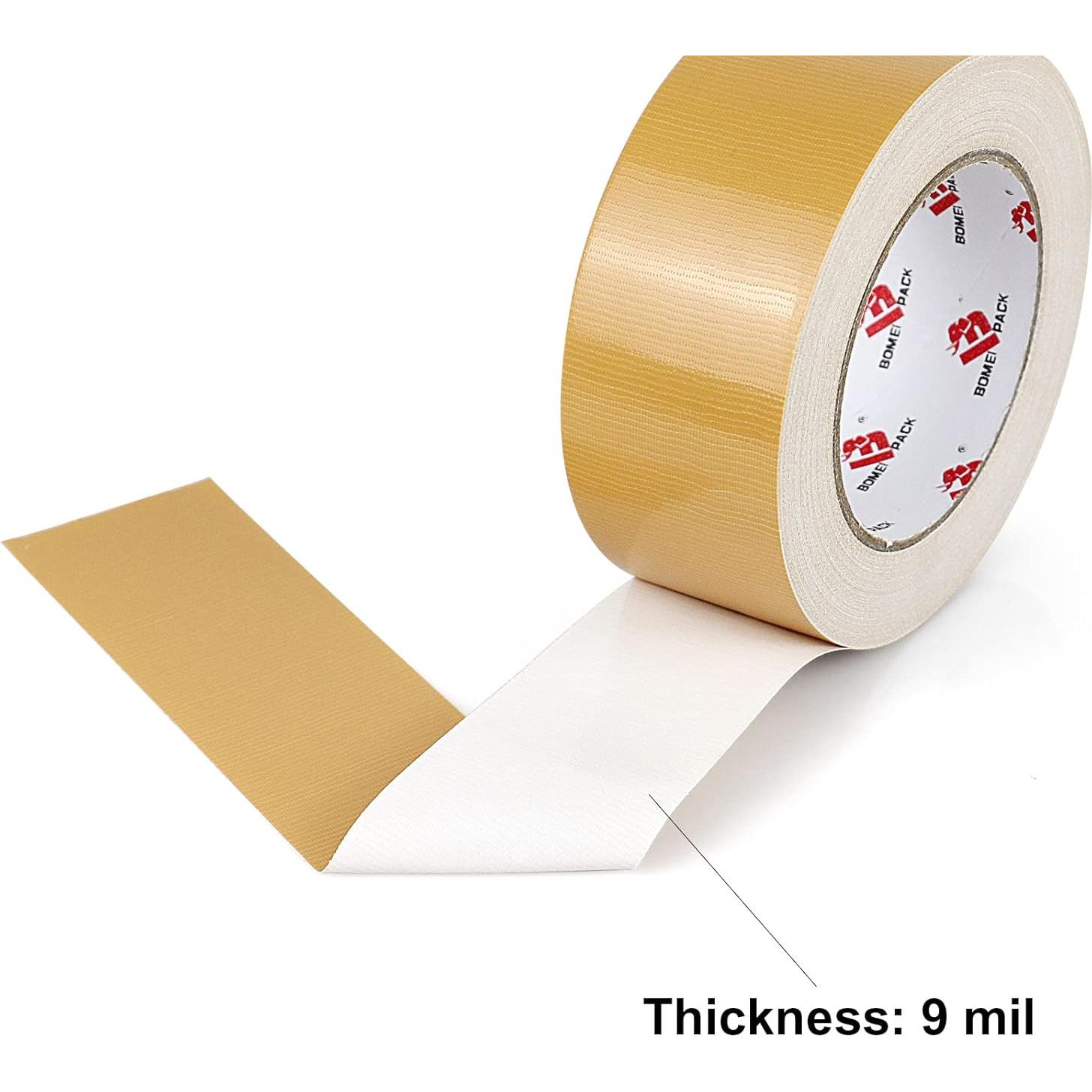 Cinta Adhesiva Beige Pesada JIALAI 5cm x 27.43m Impermeable