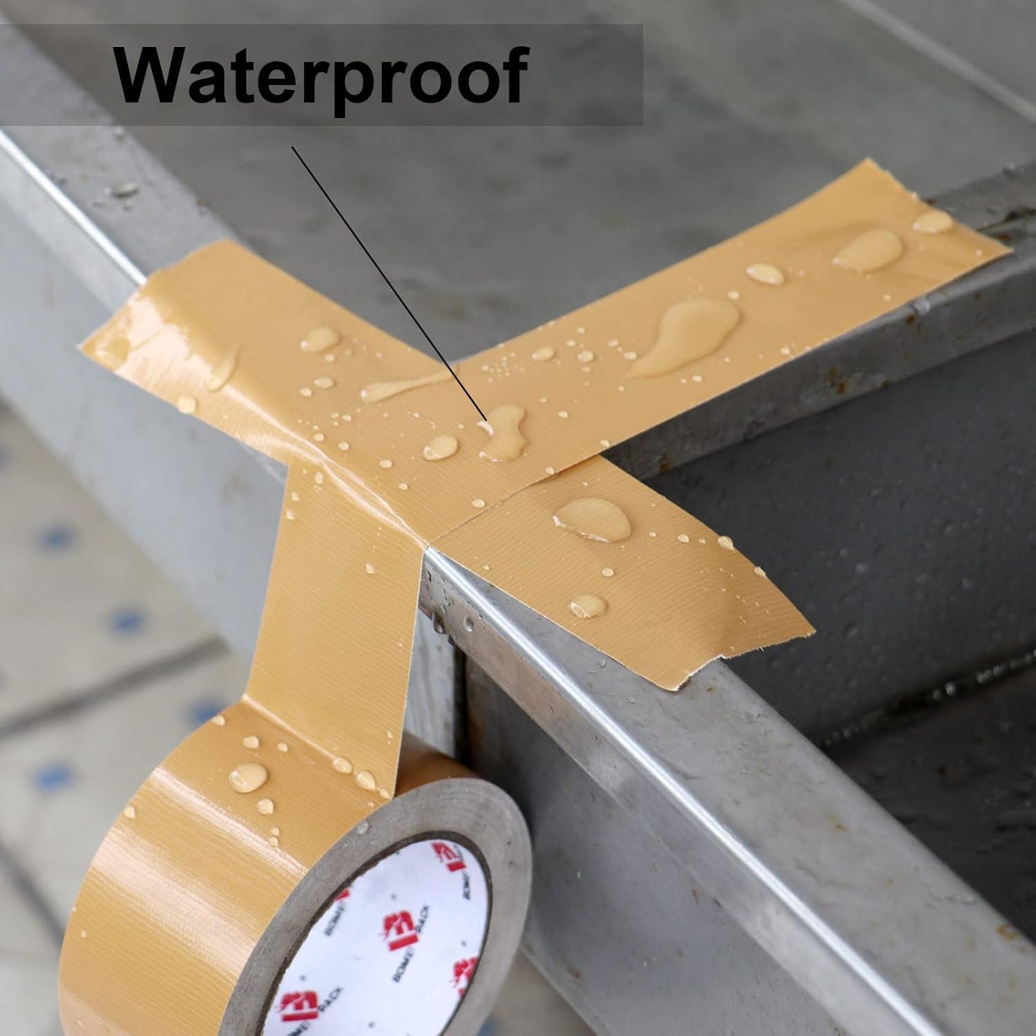 Cinta Adhesiva Beige Pesada JIALAI 5cm x 27.43m Impermeable