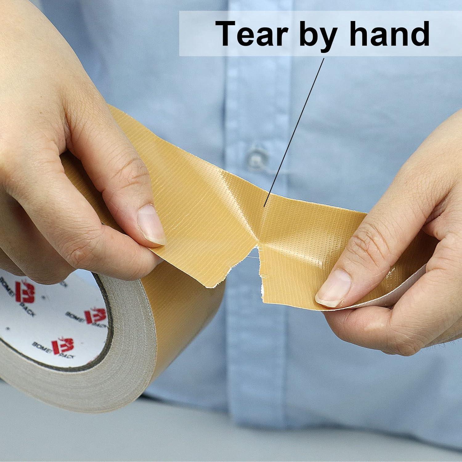 Cinta Adhesiva Beige Pesada JIALAI 5cm x 27.43m Impermeable