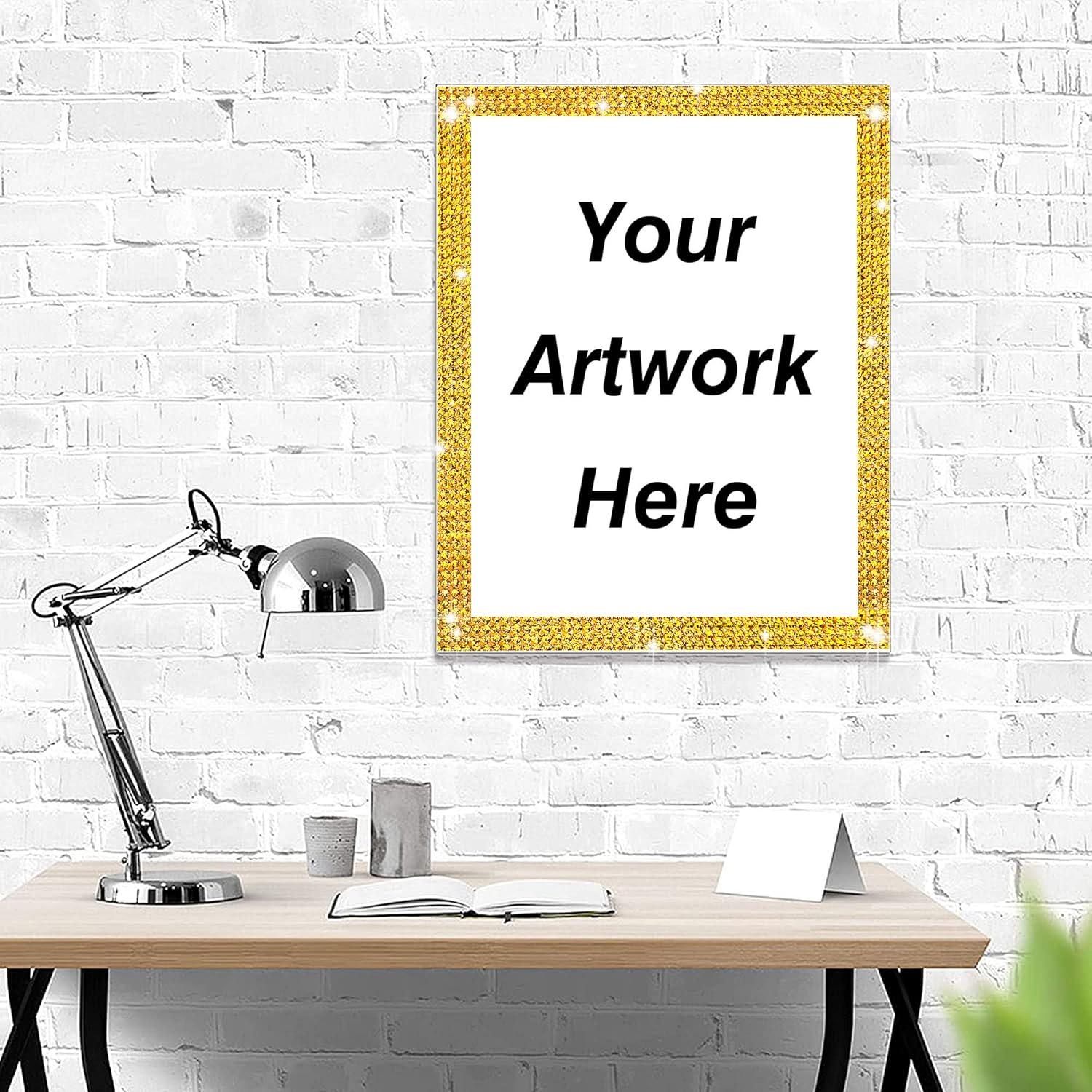 Cinta de Rhinestone Autoadhesiva JODEILIY 4 Yardas 2 mm Dorado