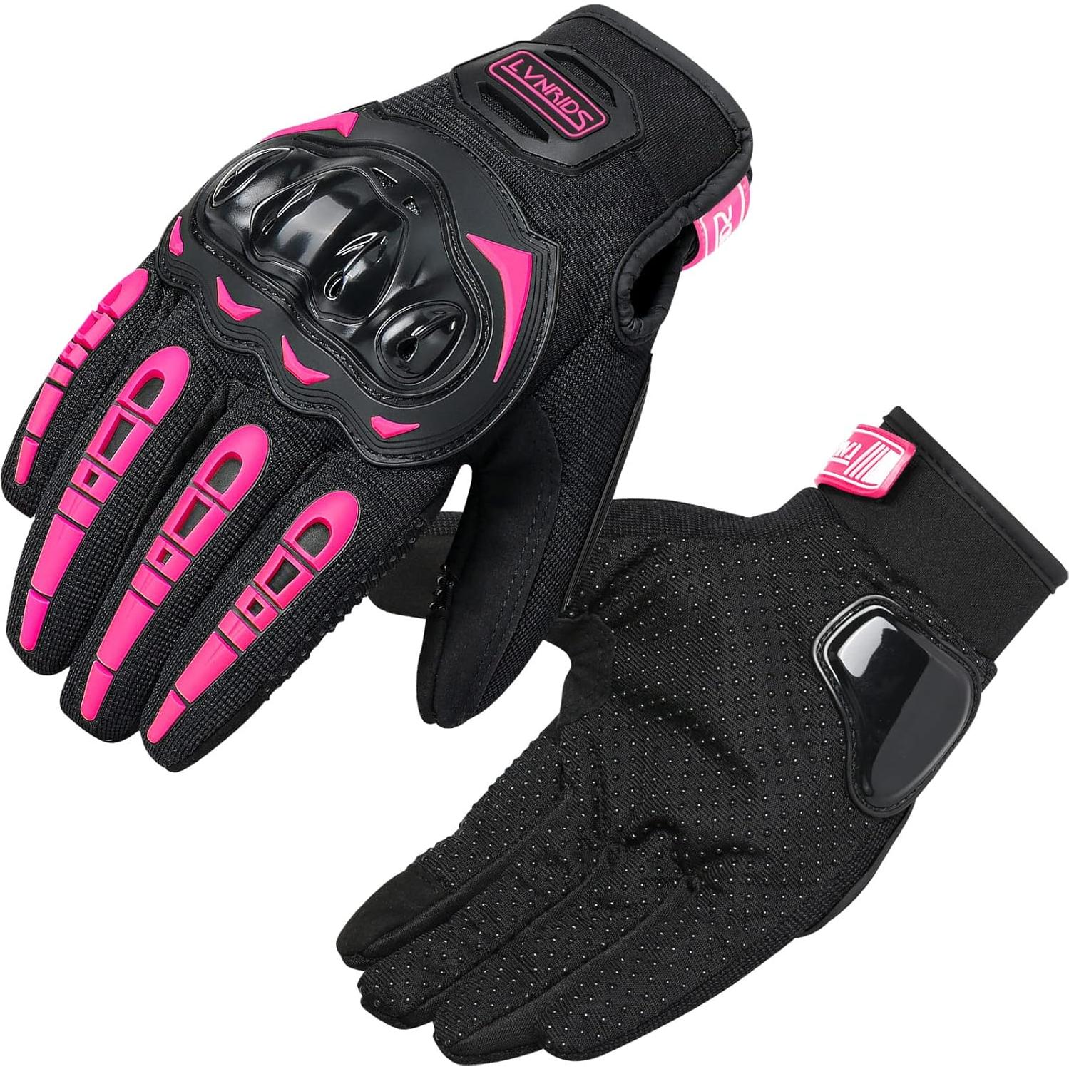 Guantes de Motocicleta LVNRIDS A030032-02 Verde Táctiles