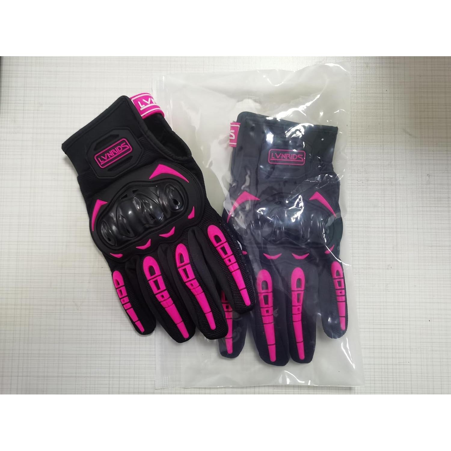 Guantes de Motocicleta LVNRIDS A030032-02 Verde Táctiles