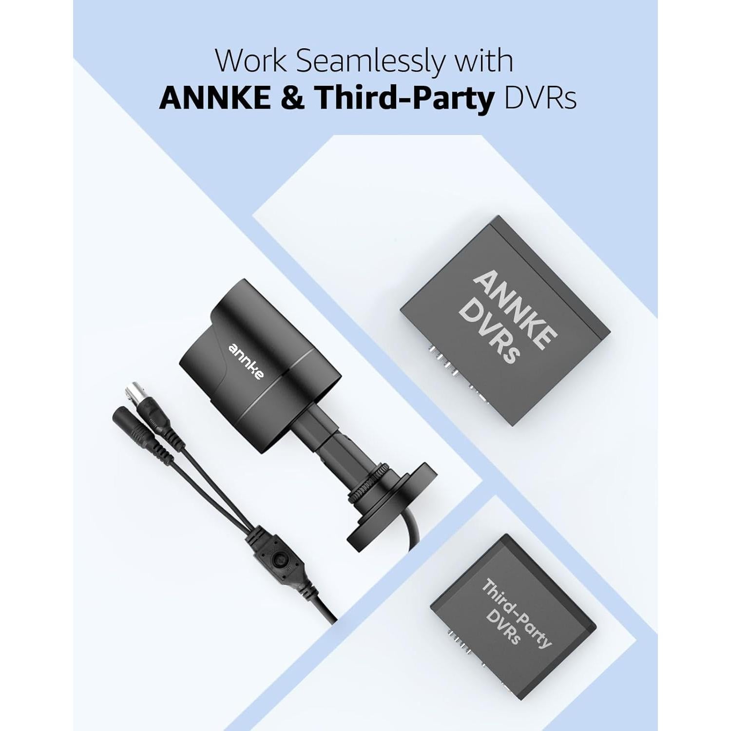 Cámara de Seguridad ANNKE 1080p Bullet IP66 para Exterior