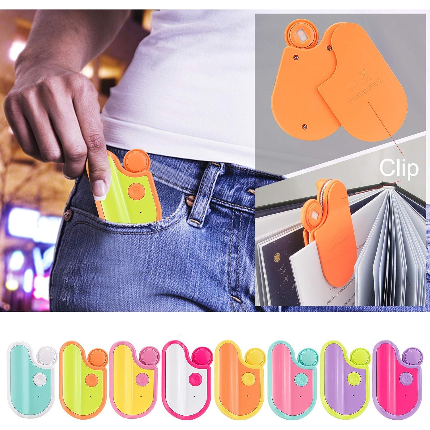 Luz de Lectura USB LUXSWAY Naranja, 3 Modos de Color Ajustables