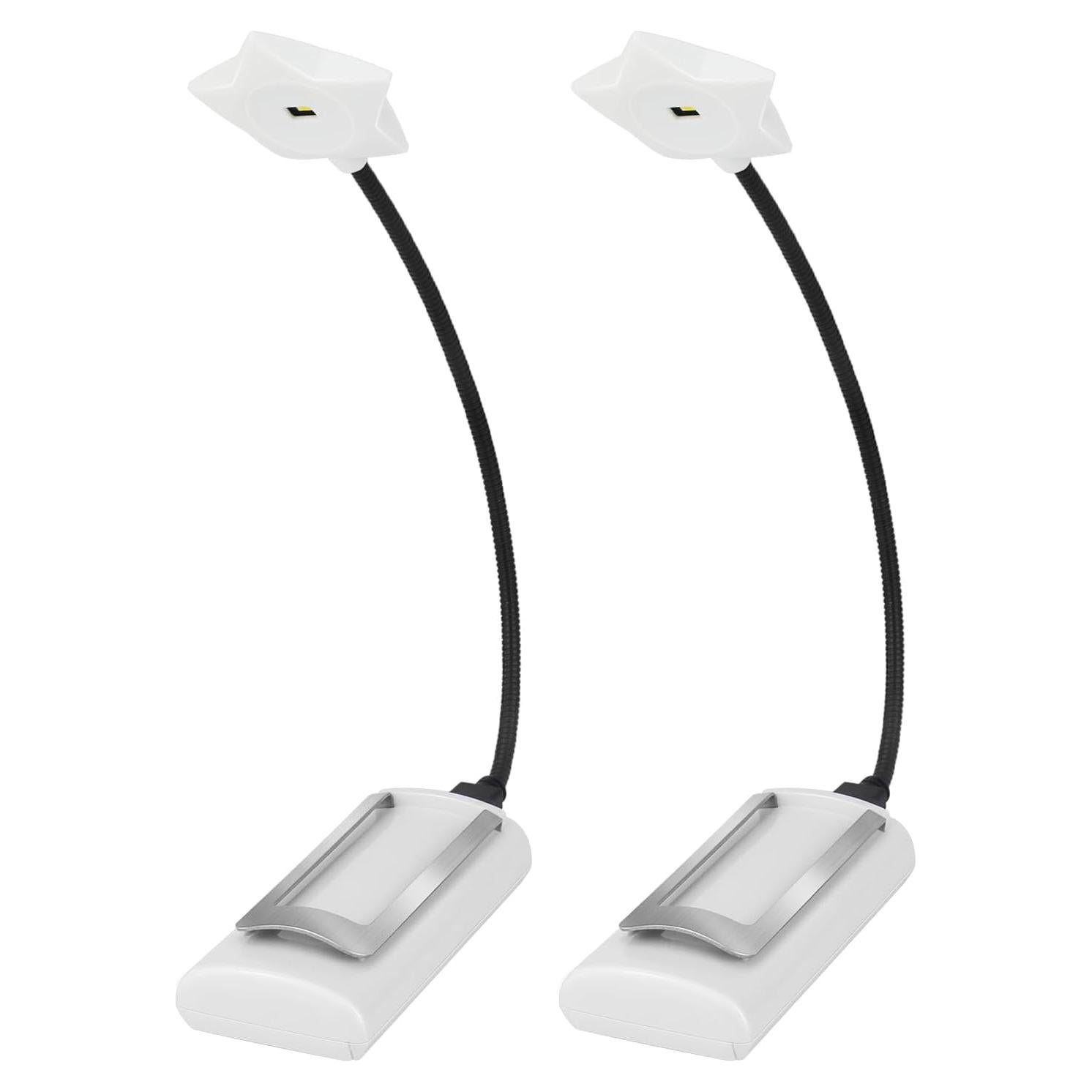 Luz de Lectura LED LUXSWAY 2 Paquete, Cuidado Ocular, USB/Batería