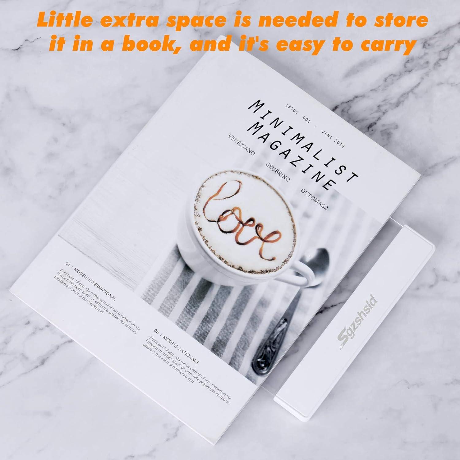 Lámpara de lectura Sgzshsld con brillo ajustable y 2 colores