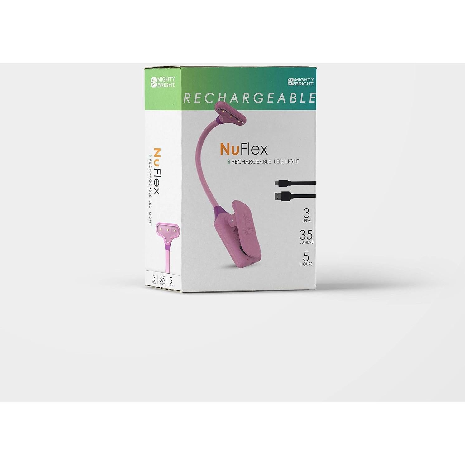 Luz de Libro Recargable Mighty Bright NuFlex 35 Lúmenes Cálidos