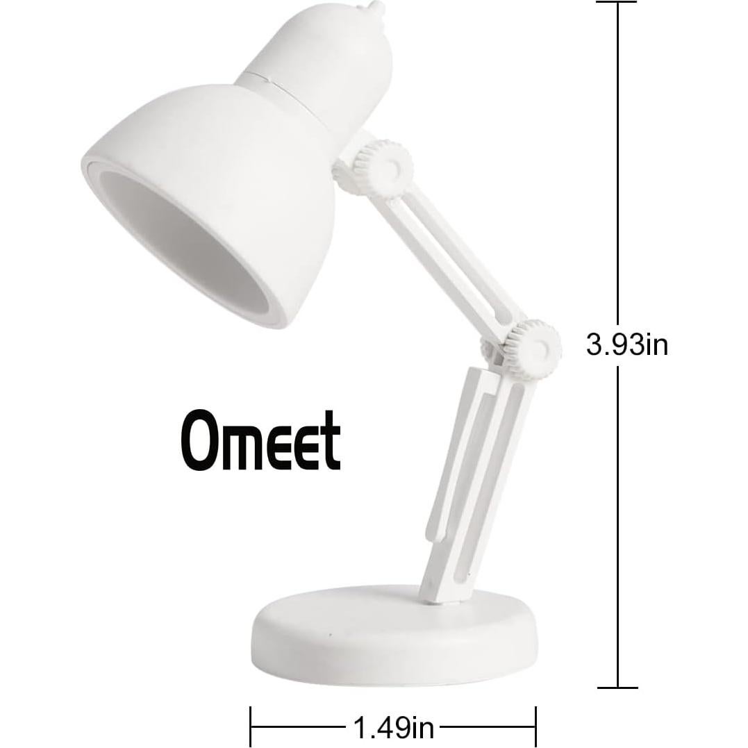 2 Lámparas de Mesa LED Plegables Omeet para Lectura Nocturna