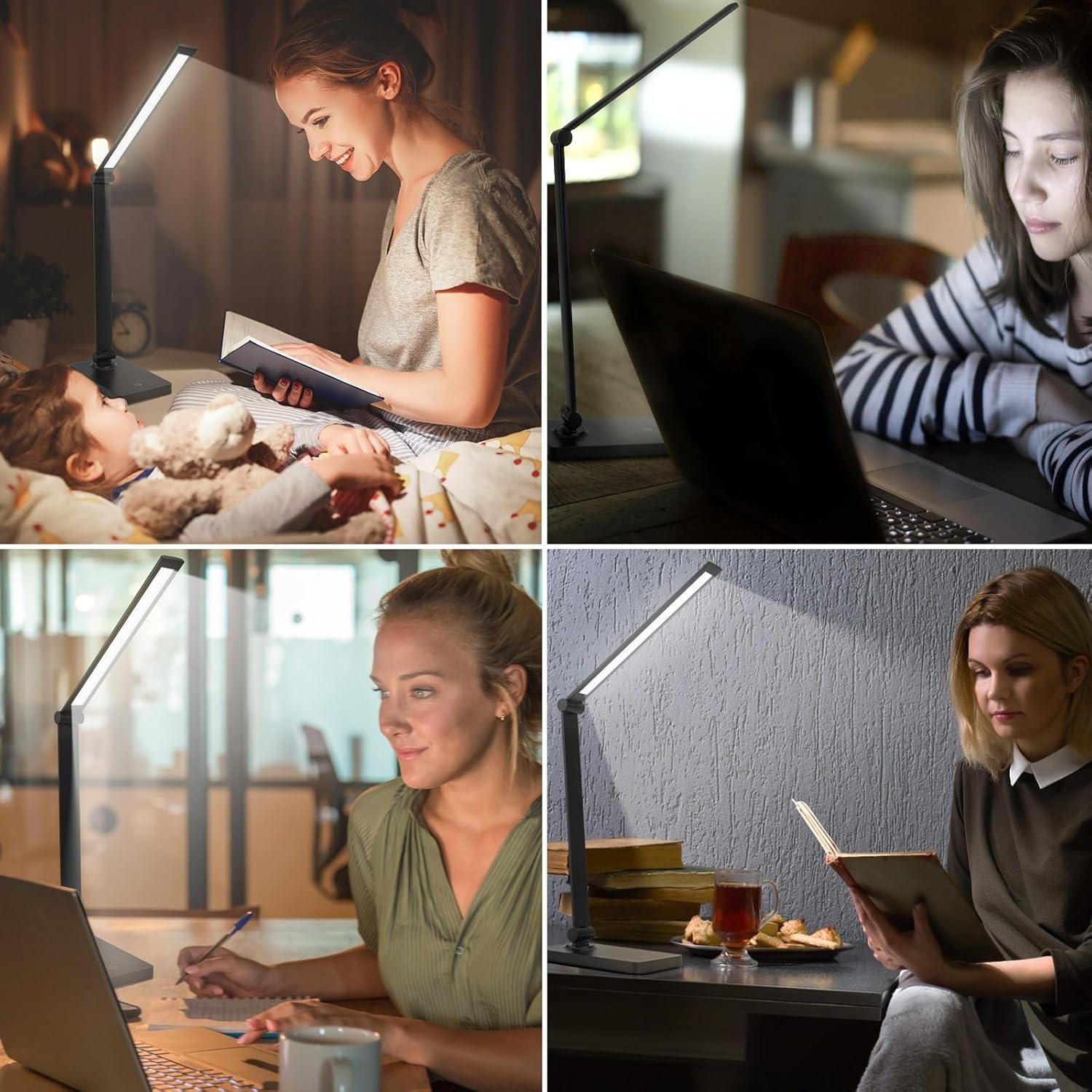 Lámpara de Escritorio Recargable DWEPTU USB LED 5000mAh