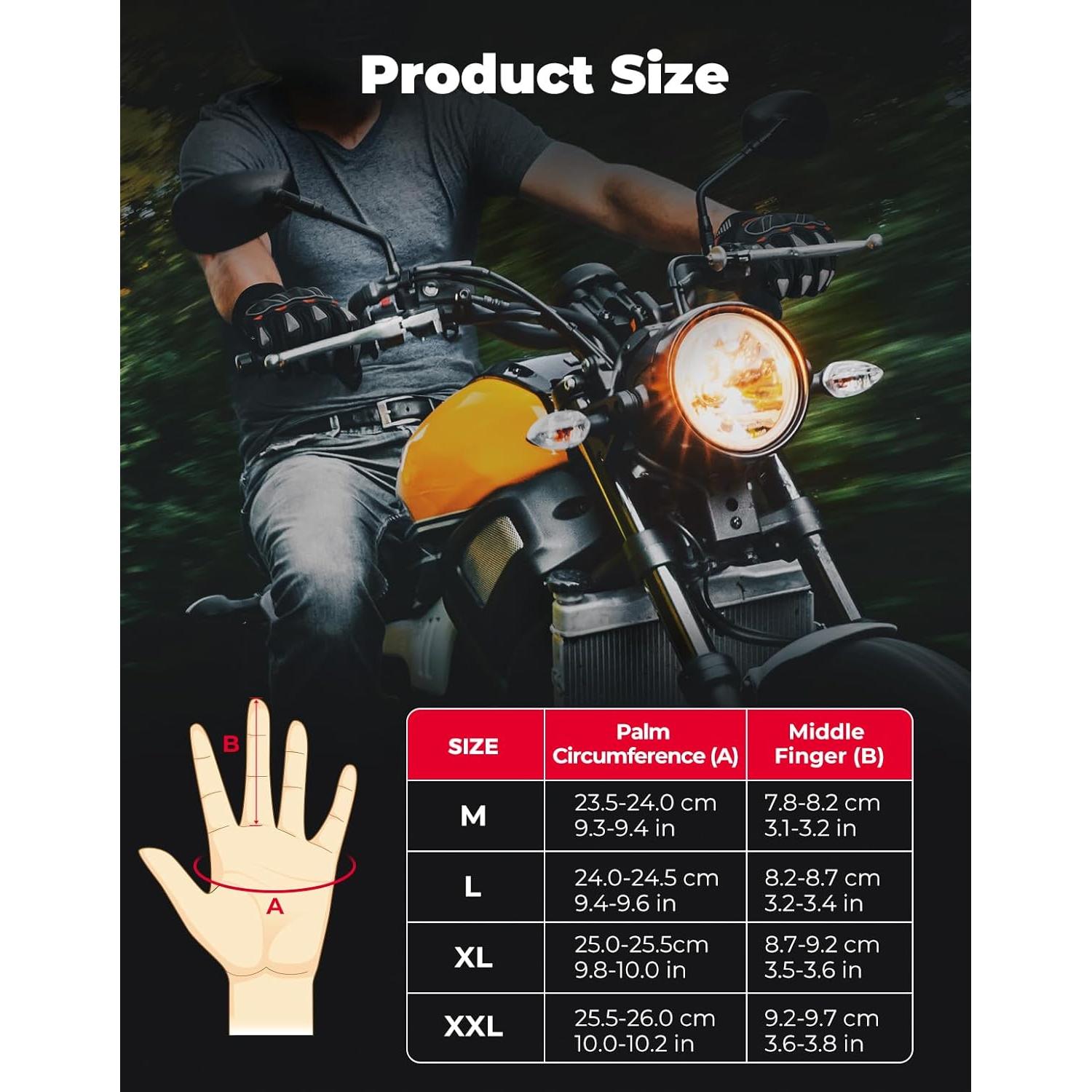 Guantes Tácticos KEMIMOTO para Motocicleta - Protección y Tactilidad