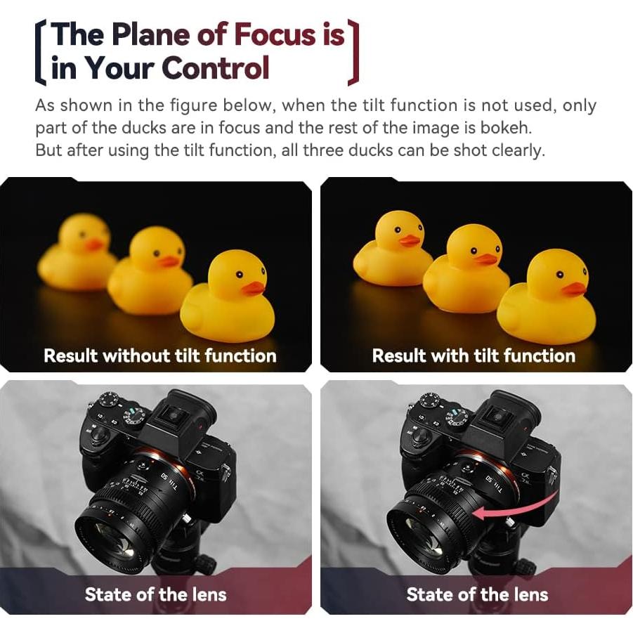 Lente de Inclinación TTArtisan 50mm F1.4 Montaje L