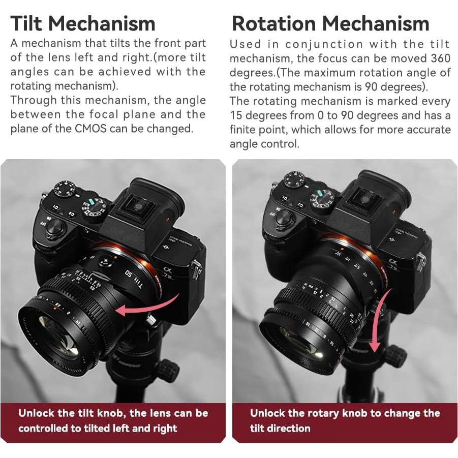 Lente de Inclinación TTArtisan 50mm F1.4 Montaje L