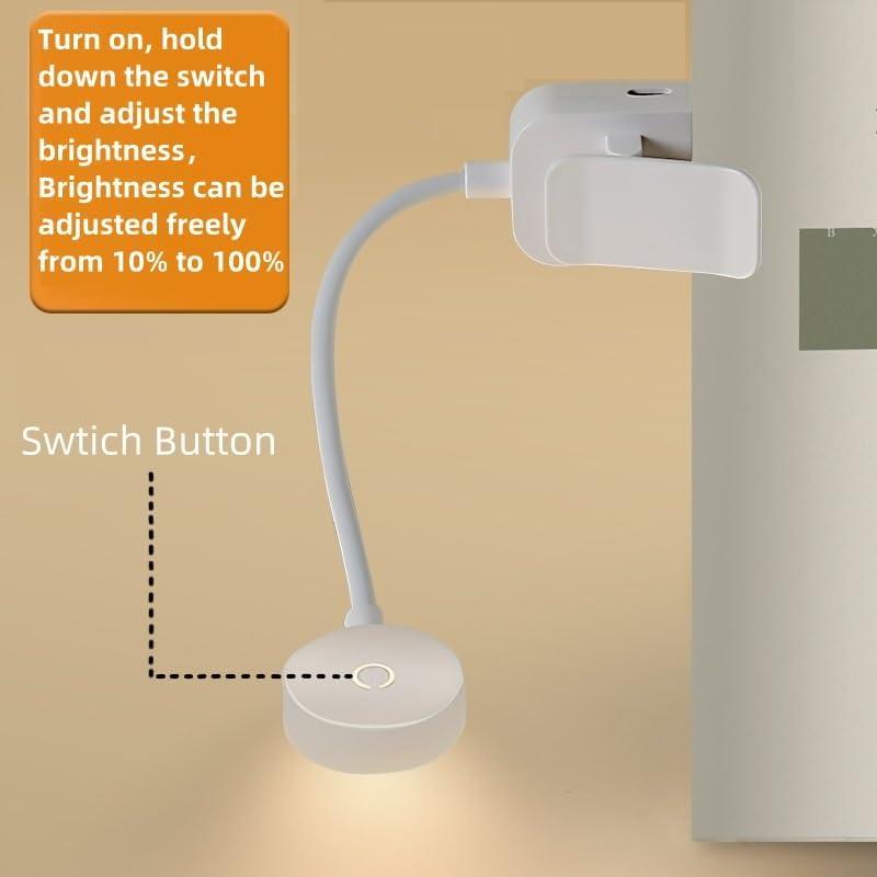 Paquete de 4 luces de lectura Darlur con clip y brillo ajustable