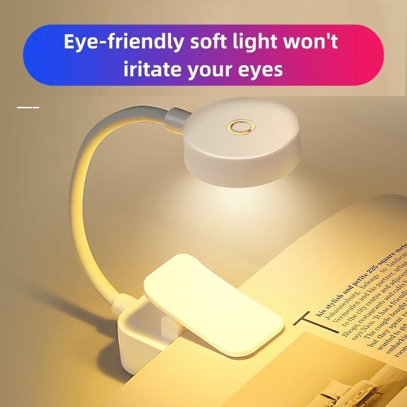 Paquete de 4 luces de lectura Darlur con clip y brillo ajustable