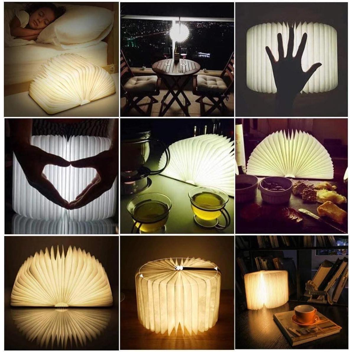 Lámpara de Libro Plegable Anwick LED Recargable USB 240g