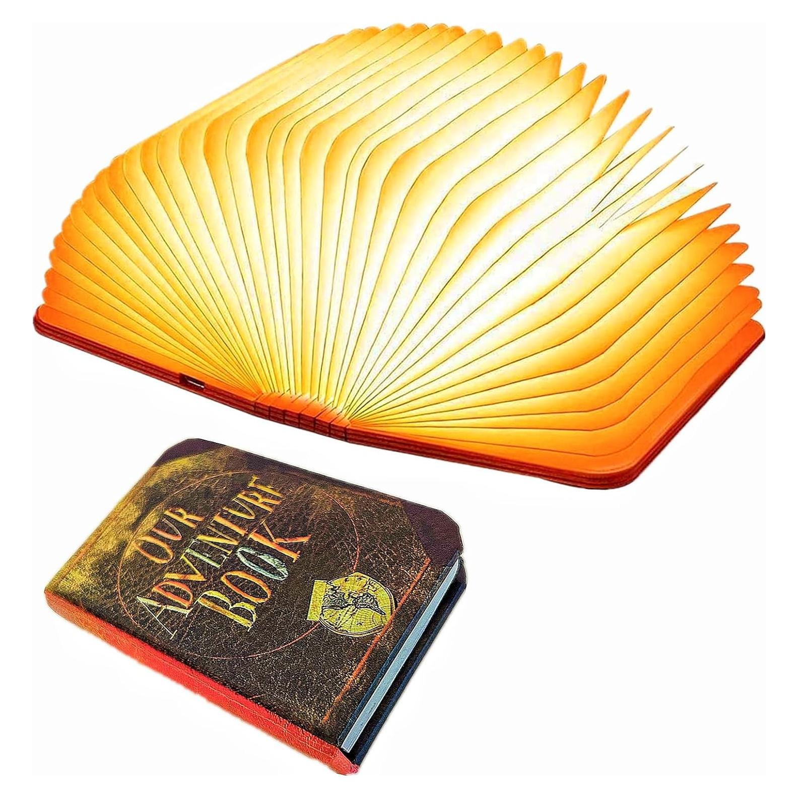 Lámpara de Libro Plegable LED Que Comience la Aventura 10x8cm