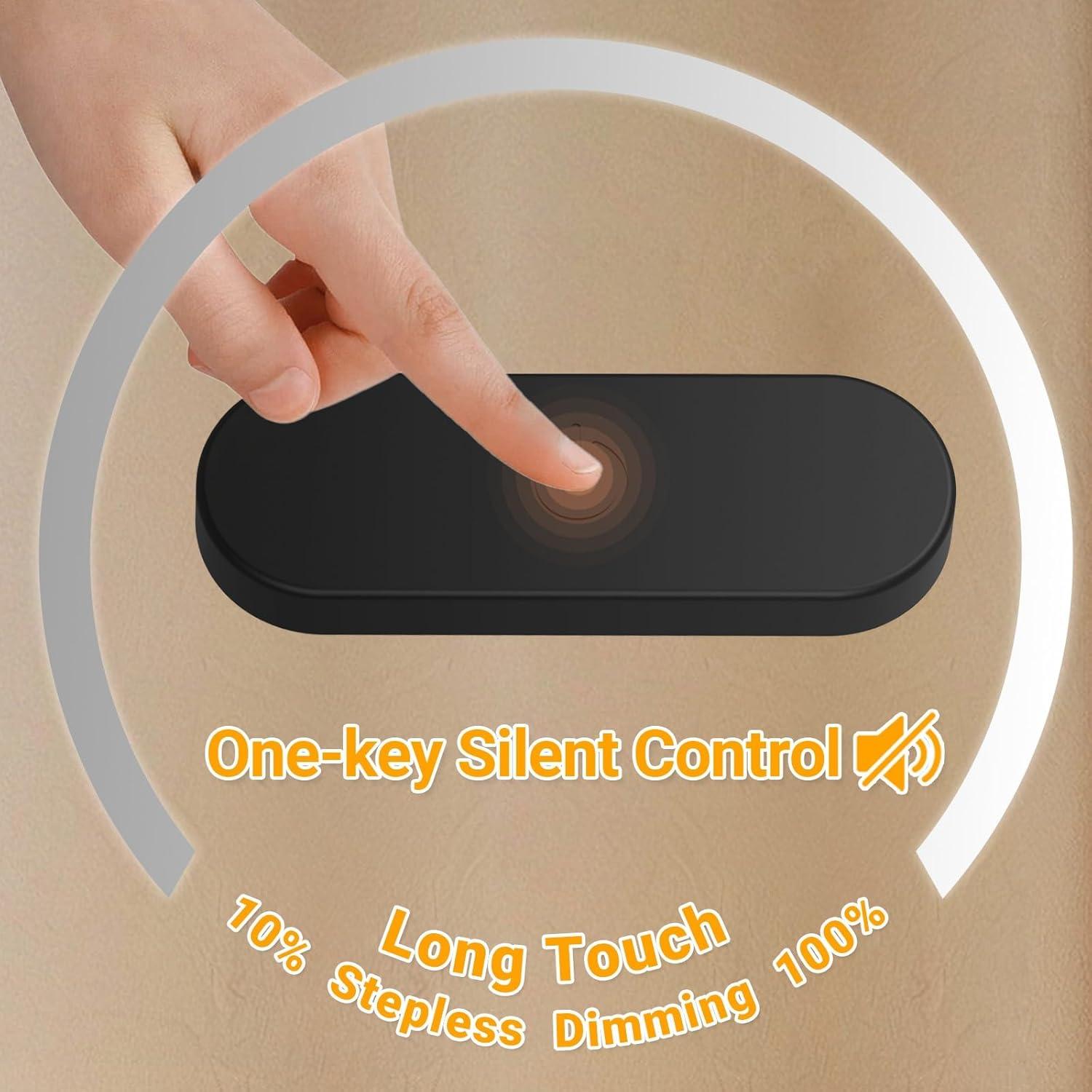 Luz de Libro Recargable TOKXTIK con 3 Modos de Color