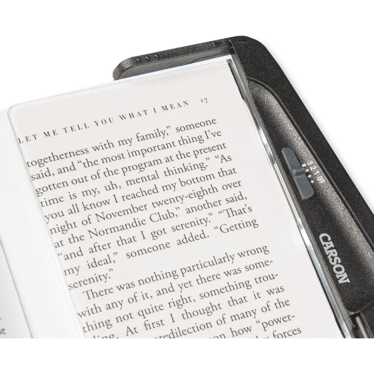 Luz de Lectura Recargable LED Carson PageGlow PG-10R