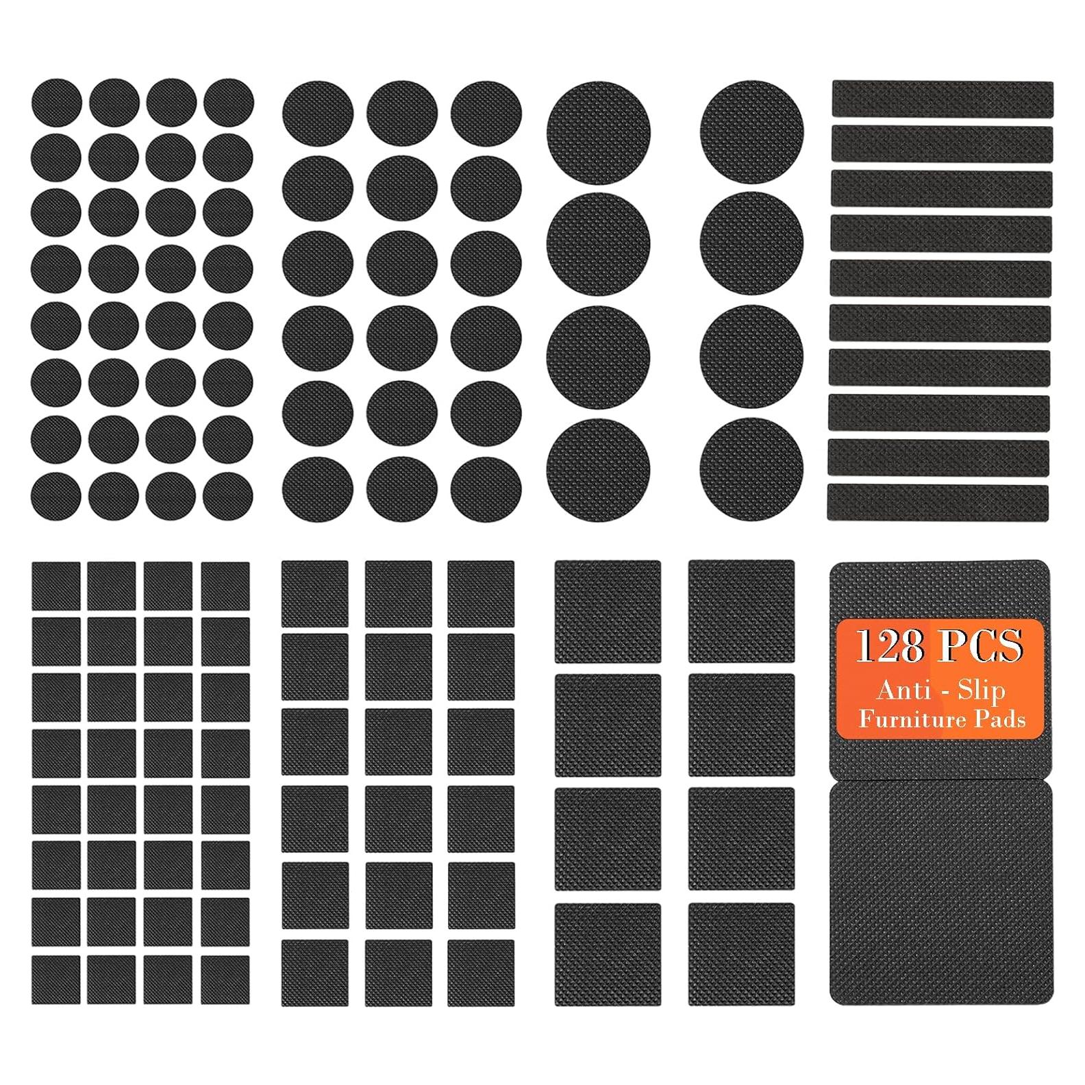 Almohadillas Antideslizantes Fursafe&Q 128 Pcs para Muebles