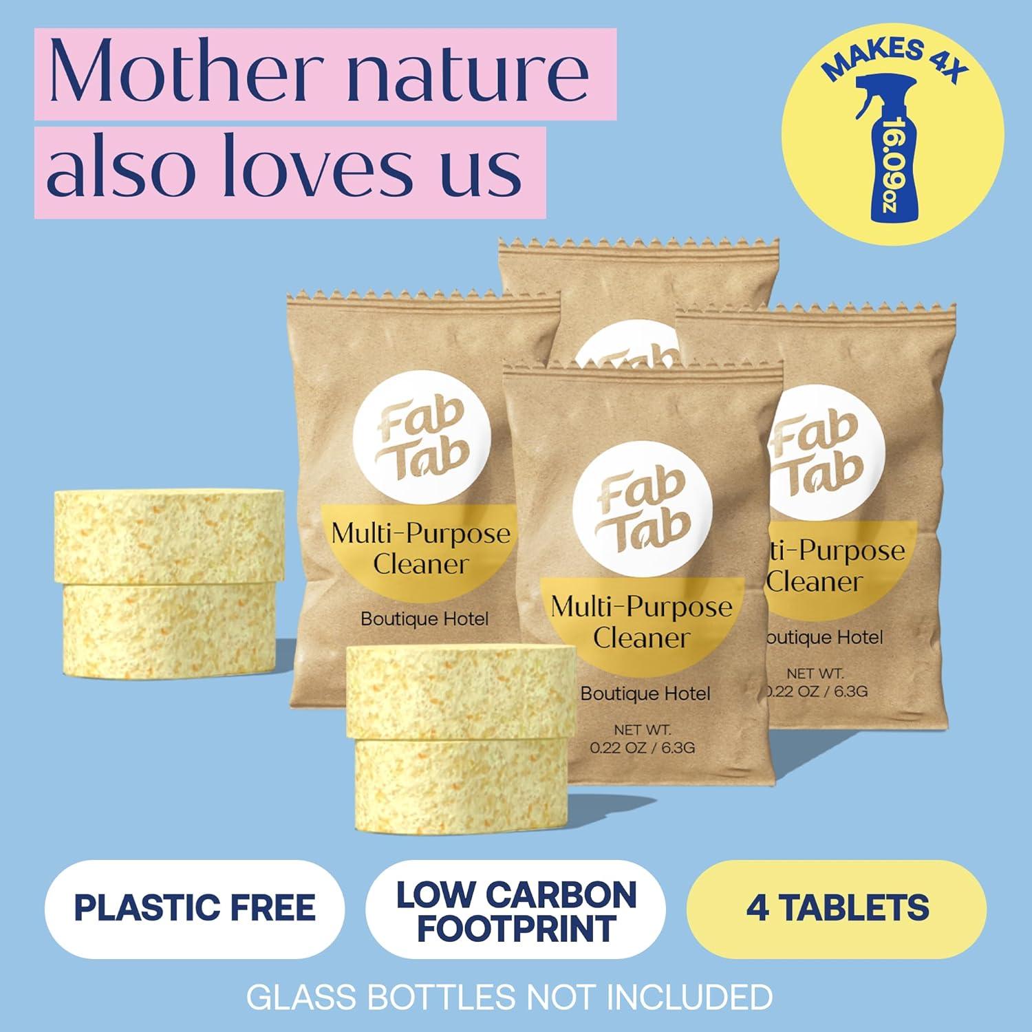 Recarga de Limpiador Multiusos FabTab - 4 Tabletas Ecológicas