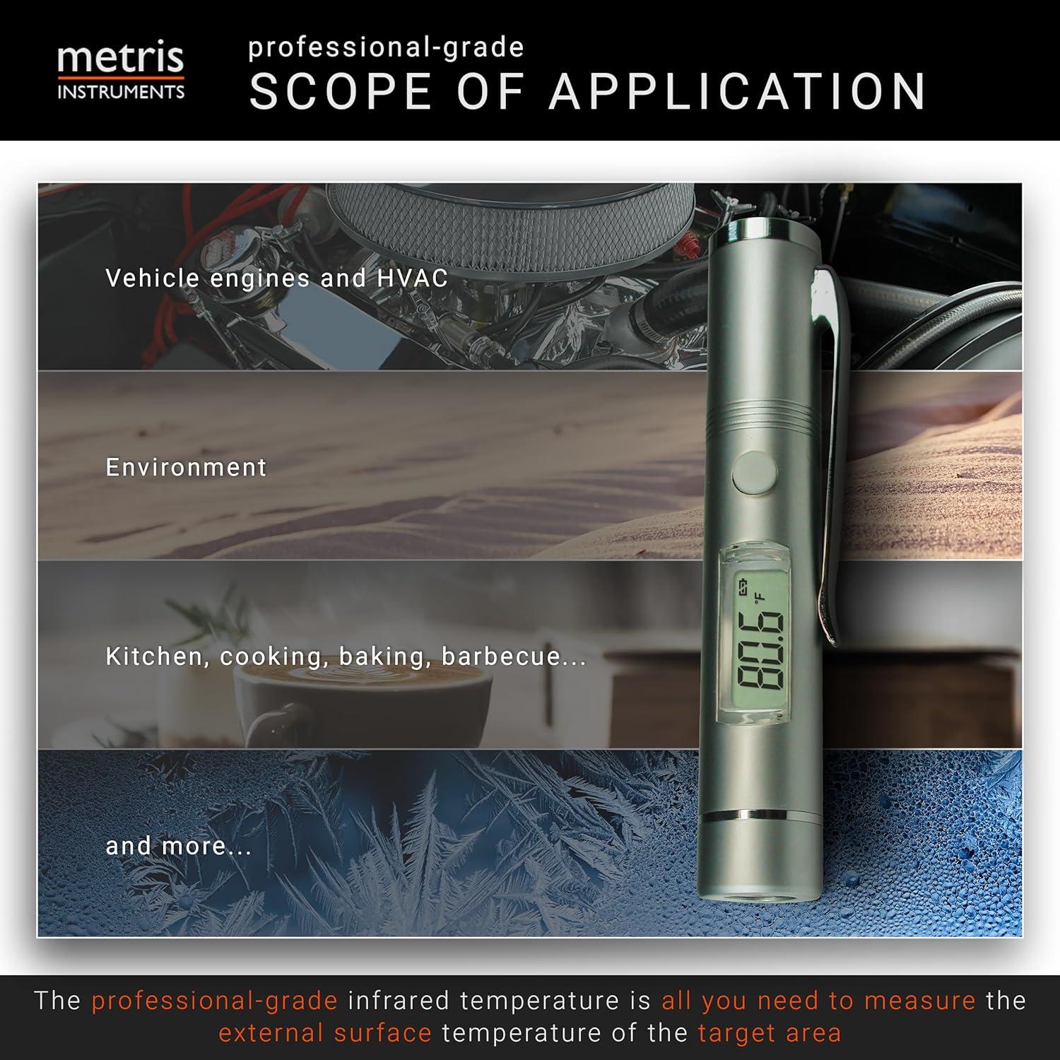 Termómetro Infrarrojo Digital Mini Reese TN002PC -33°C a 220°C