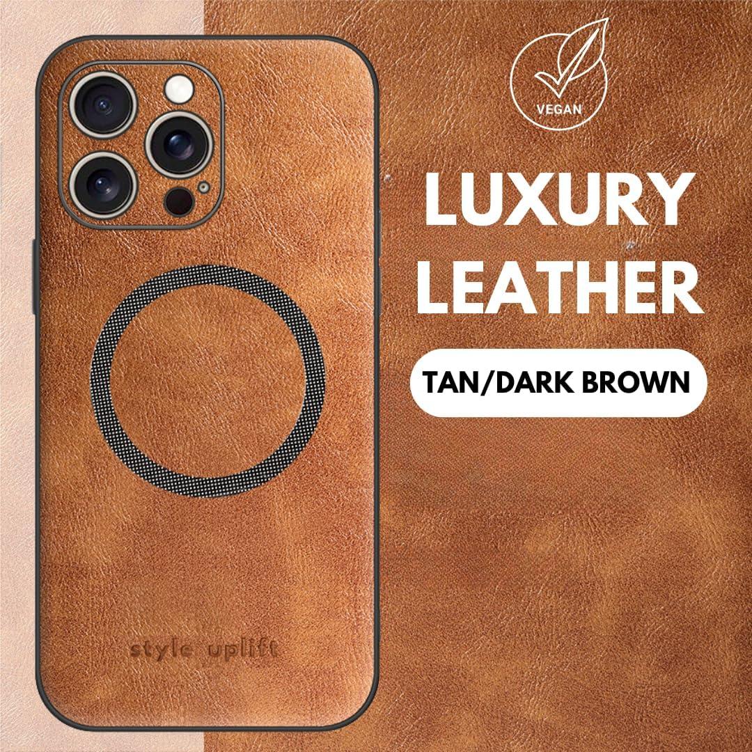 Funda Magnética de Cuero Vegano Style Uplift para iPhone 16 Pro