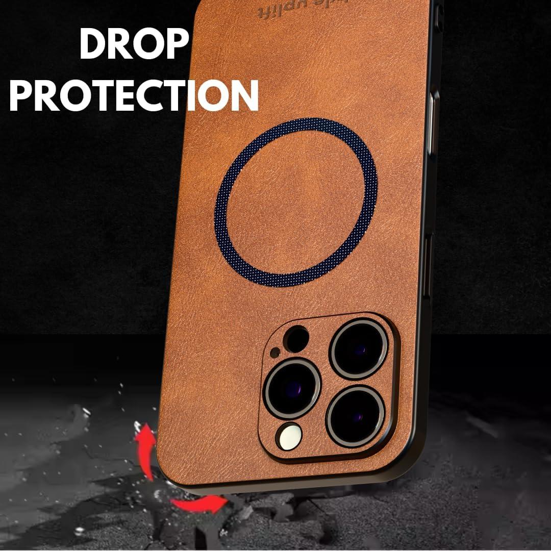 Funda Magnética de Cuero Vegano Style Uplift para iPhone 16 Pro