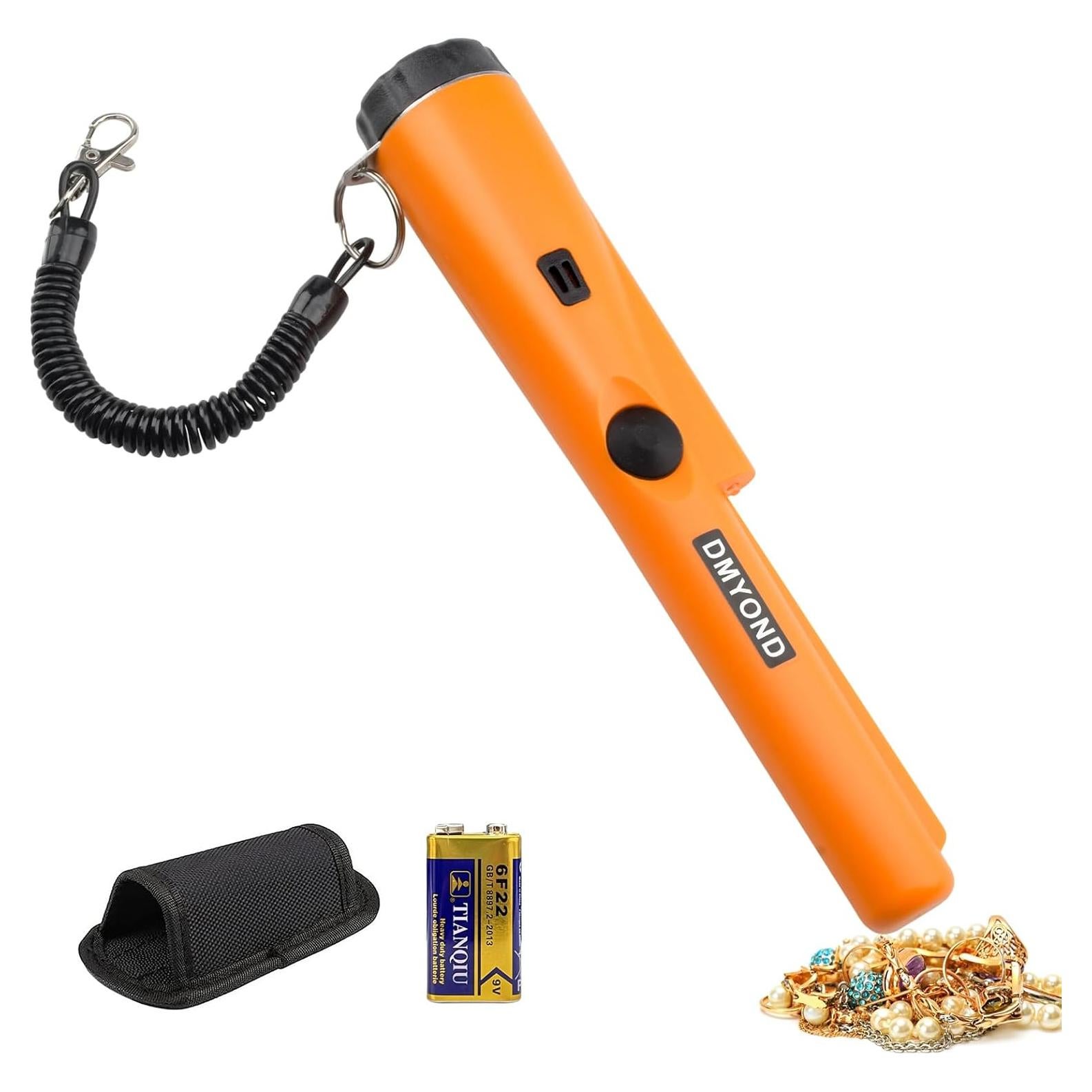 Detector de Metales Dmyond Pinpointer Naranja a Prueba de Agua