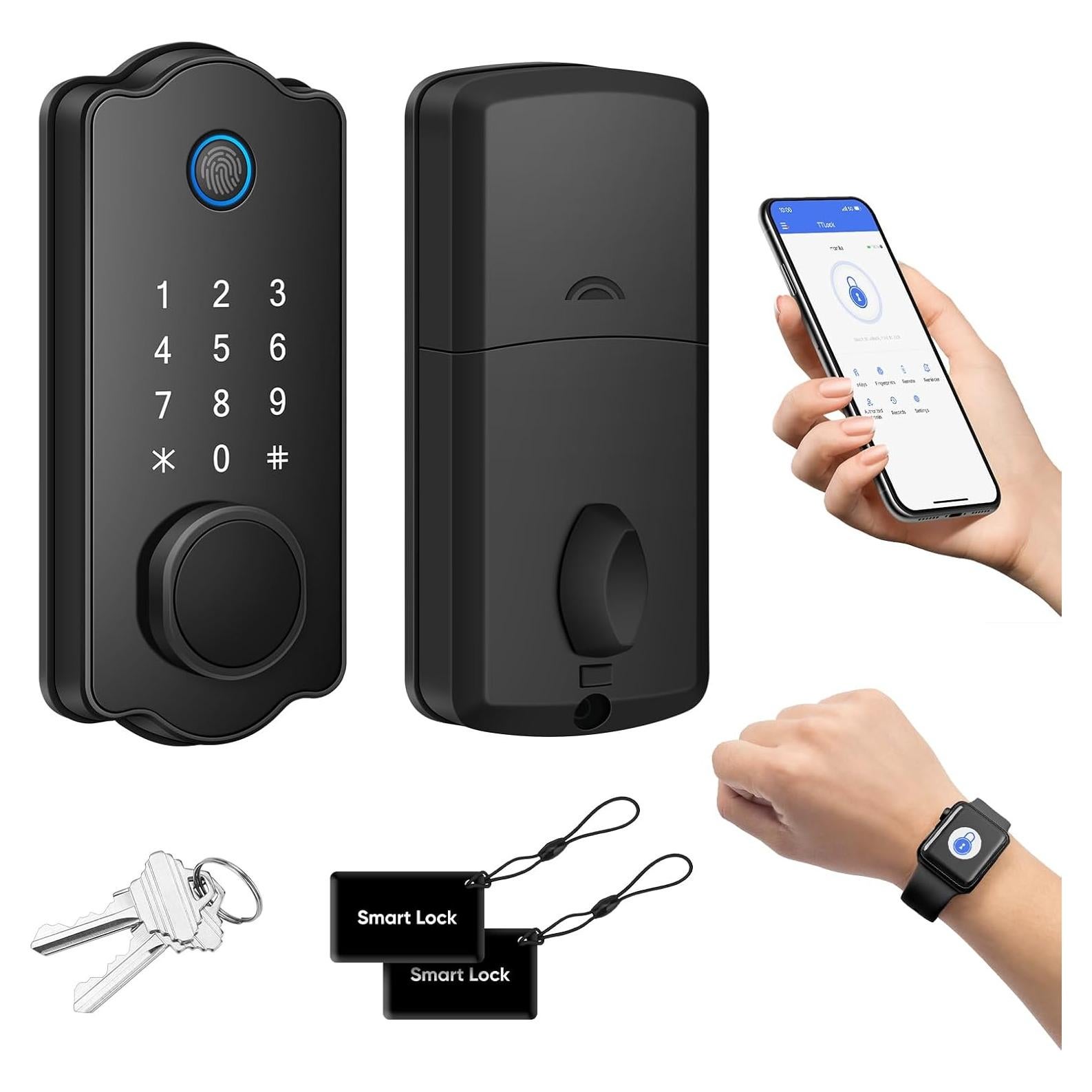 Cerradura Inteligente MYPIN HS0449B con Huella Dactilar