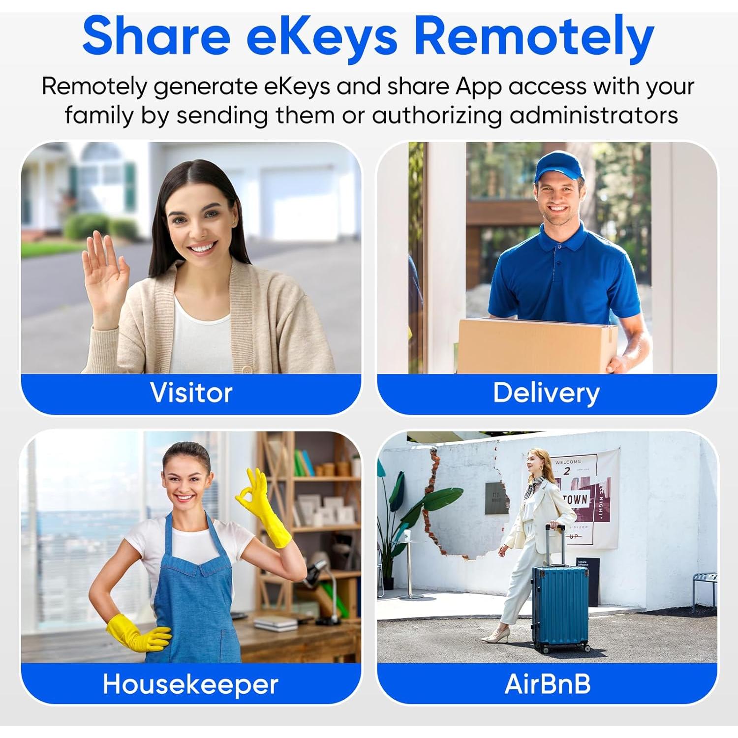 Cerradura Inteligente MYPIN HS0449B con Huella Dactilar